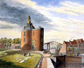 De Drommedaris is gebouwd als onderdeel van de vesting Enkhuizen in 1540.