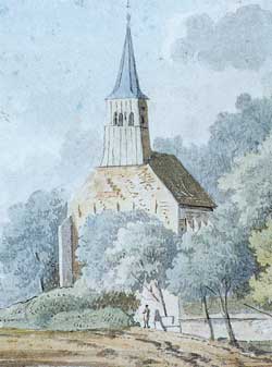 De 15de-eeuwse hervormde kerk van Lambertschaag heeft zoals zovele dorpskerken eeuwenlang tevens gediend als schooltje.