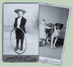 Portretfoto's van Aafje Koeman (1887-1967) uit Venhuizen (links) en Ari&euml;n Berkhout.
