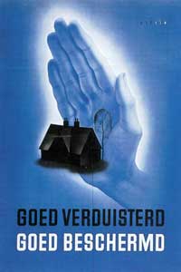 De huizen moesten tijdens de oorlogsjaren worden verduisterd.