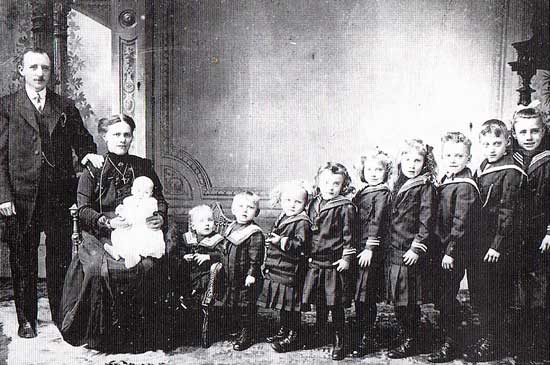 September 1904 trouwden Piet de Wit en Jansje Broersen.