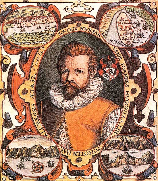 Jan Huygen van Linschoten (1562-1611) groeide op in Enkhuizen.