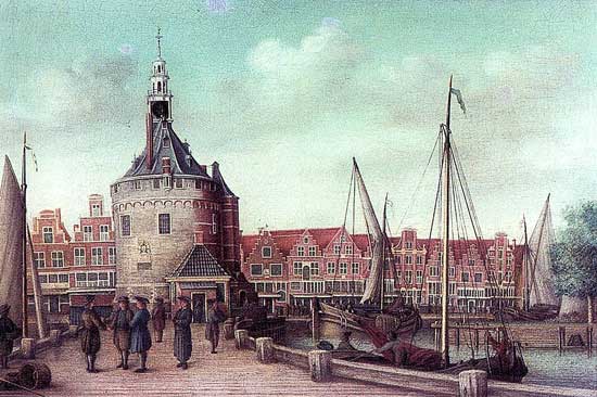 In de tweede helft van de 18de eeuw liep de scheepvaart in Hoorn terug.