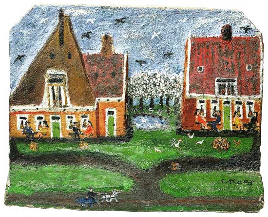 De stolpboerderij is door de eeuwen heen altijd een geliefd onderwerp voor kunstenaars in West-Friesland geweest.