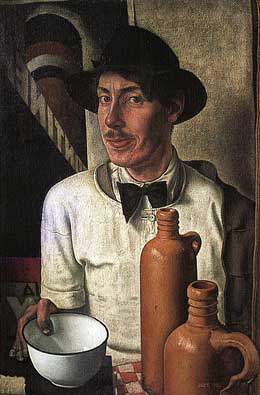 Zelfportret van Dick Ket (1902-1940).