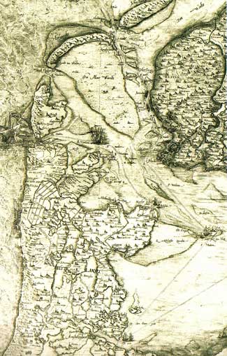 Christiaan Sgrooten (1530- 1603) tekende als landmeter in Spaanse dienst alle landen.