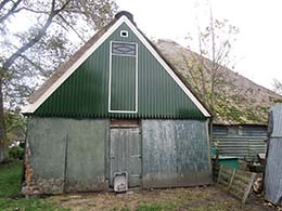 Het schot van het &lsquo;voores&rsquo; is vervangen, foto 26 oktober 2019.