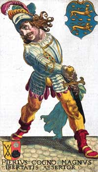 Prent van Grote Pier uit een zeventiende-eeuws boek (1622).