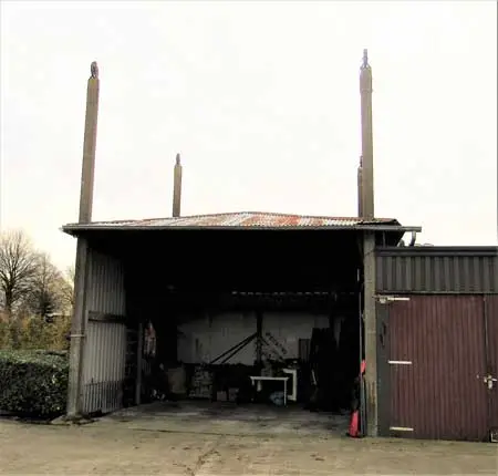 Vijzel als bergplaats.