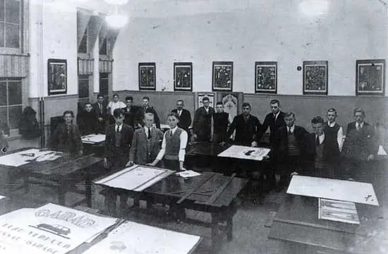 Aan de Alkmaarse Ambachtsschool aan de Bergerweg was een avondtekenschool verbonden.