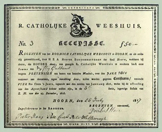 De zorg voor katholieke wezen in Hoorn was in handen van particulieren.