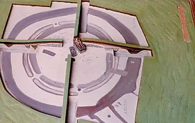 I-18. Een grafheuvel