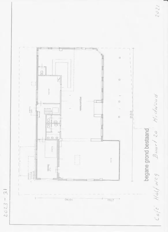 Midwoud 12. Bouwtekening31HafwegMidwoud 2021