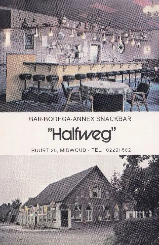 Midwoud 7 Nota van cafe Halfweg van Peter Heins jaren 7080