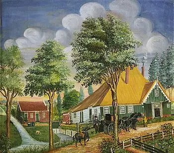 Veel Westfriese boeren woonden en werkten in een stolp.