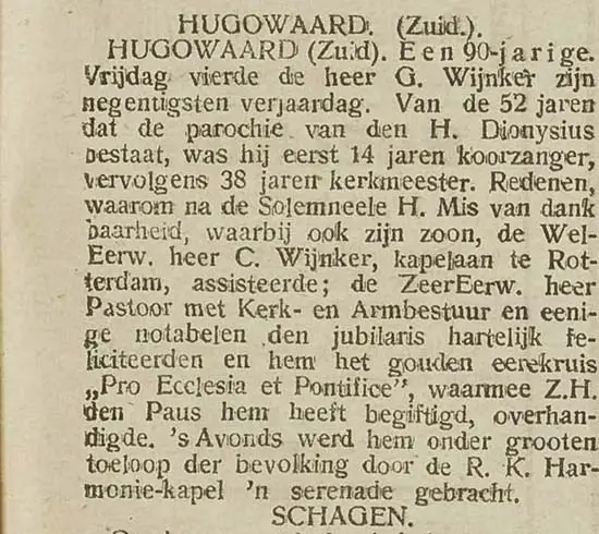 Krantenartikel.