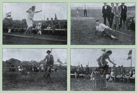 Bij de Volksfeesten van 1925 in Oudkarspel was er heel wat te bekijken.