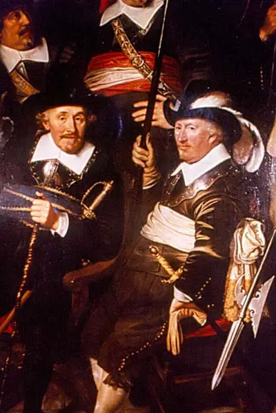 II-16. Schuttersstuk met schutters en Hoornse regenten