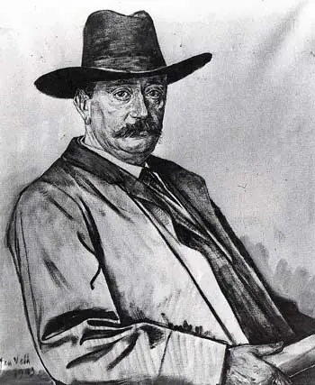 Portret uit 1903 van Messchaert door Jan Veth (1864-1925).