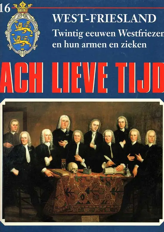 Op dit anonieme schilderij uit omstreeks 1750 zijn de regenten van het chirurgijnsgilde van Hoorn afgebeeld.