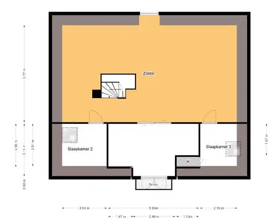 Plattegrond eerste verdieping, 2019.