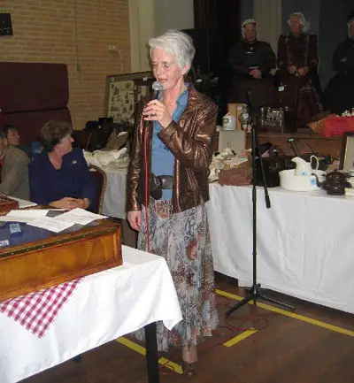 Voorzitster Barbara Zweet-Donker opent deze middag.