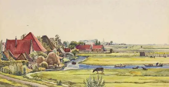 Zo moet het er in West-Friesland hebben uitgezien in het begin van onze jaartelling.