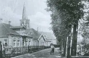 De schoolmeester van Twisk was ook de koster van de kerk.