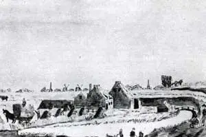 Vlakbij Medemblik, even ten noorden van Opperdoes, lag vroeger Almersdorp.