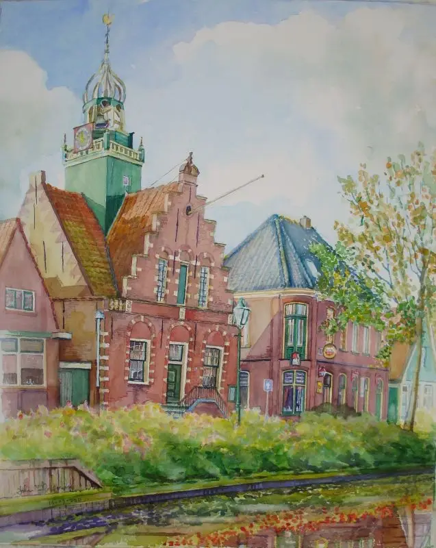 Barsingerhorn cafe De Fortuin schilderij. 12