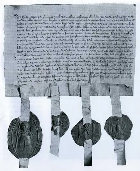 Na de slag bij Vronen in 1297 werd het vredesverdrag tussen de graaf en West-Friesland getekend.