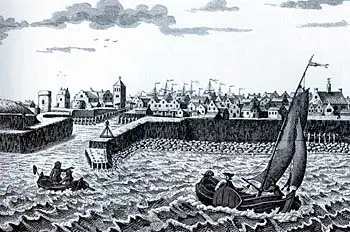 Zo naderden de schepen tot ver na 1800 Medemblik.