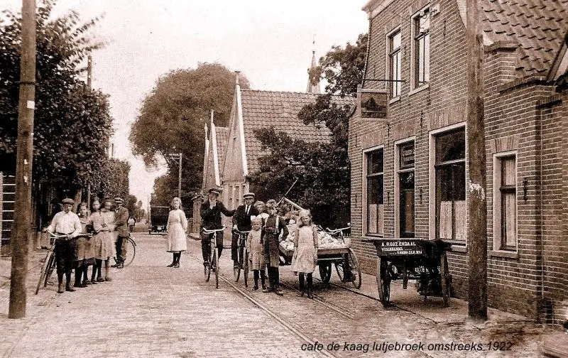 Lutjebroek cafe Barrels pand in 1922