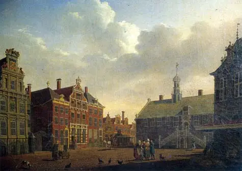 Onder het oude stadhuis van Hoorn, dat in 1797 is afgebroken, was een gevangenis.