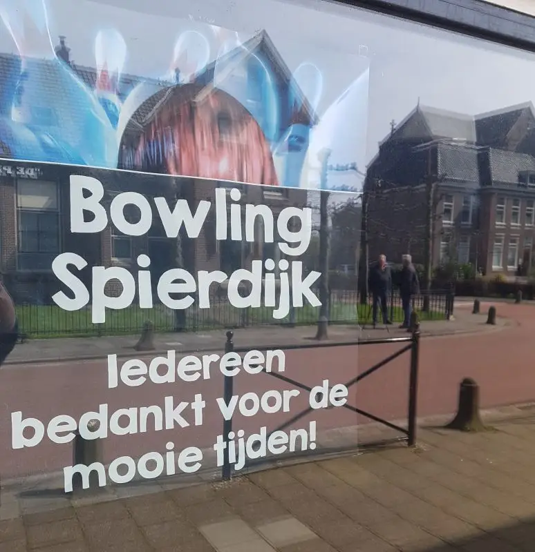 Spierdijk 9 Cafe Duijn Bowling Afscheidsgroet