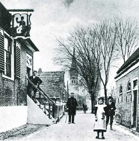Herberg De Moriaan uit Warmenhuizen met het oude uithangbord.