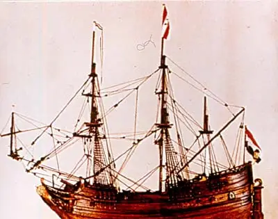II-12. Model van een fluitschip