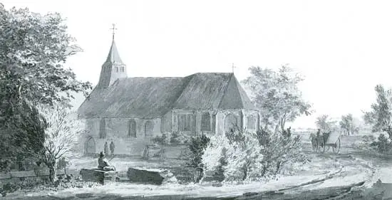 In de winter van 1725 verbleef een groep zigeuners in de kerk van Westwoud.
