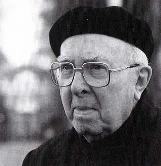 Portret van kardinaal Willebrands.