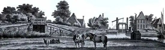 Tussen Hoorn en Ursem draagt de Westfriese Omringdijk niet minder dan zes namen.