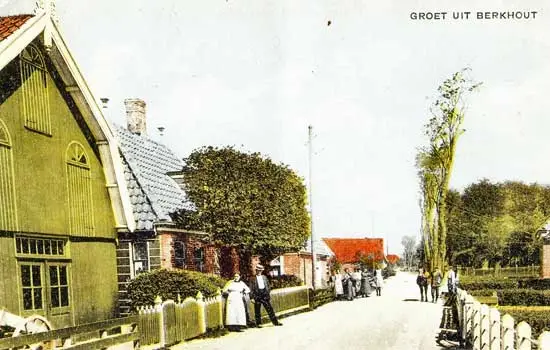 Stil en kalm was het in Berkhout rond 1915.